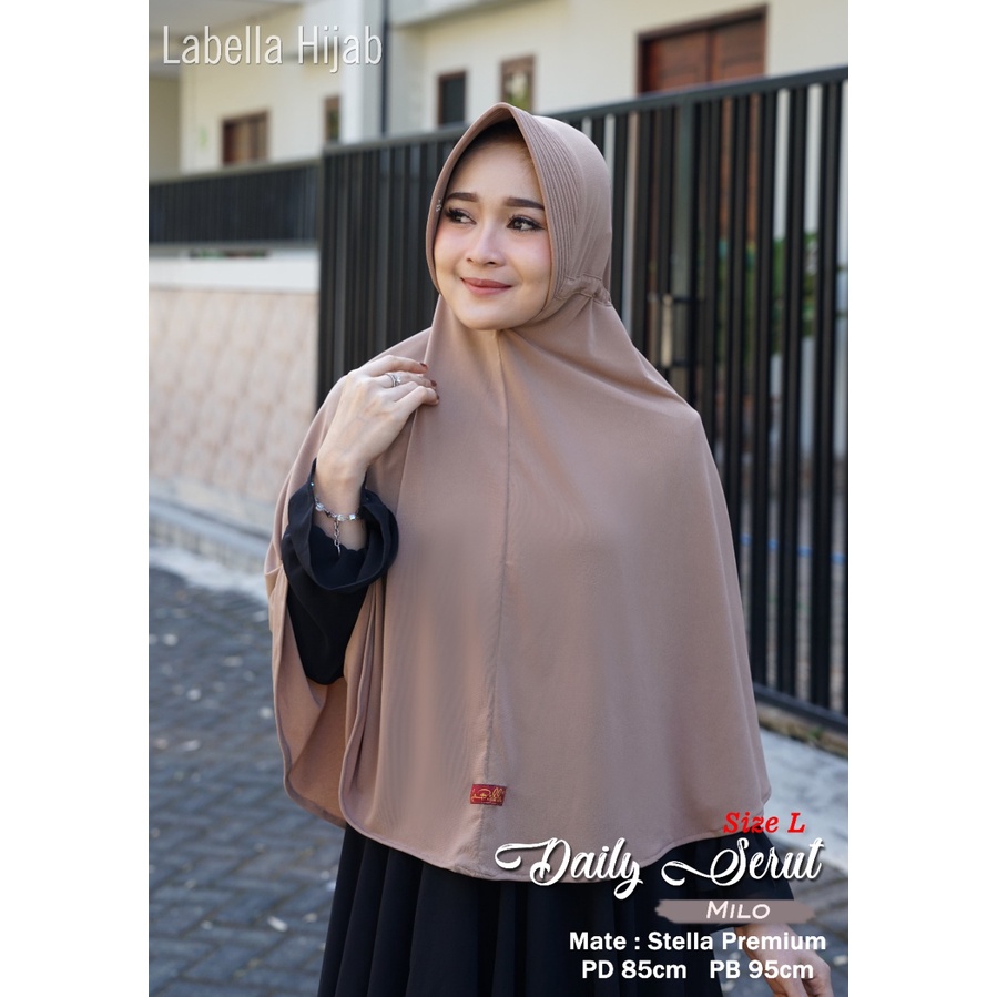 Daily Serut L/ORY LABELLA HIJAB/Hijab Instan