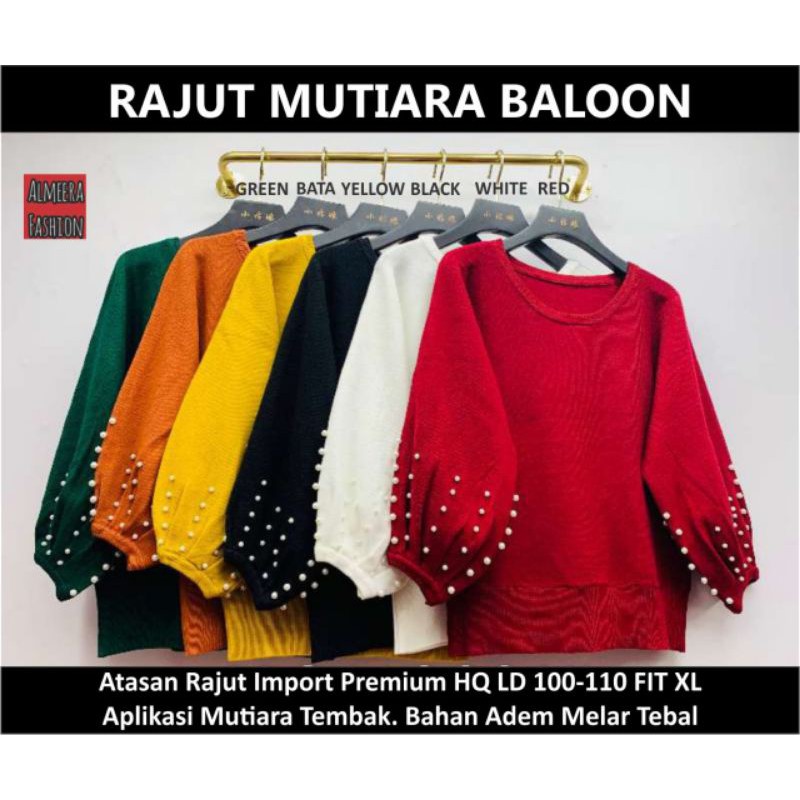Rajut mutiara balon by almeera