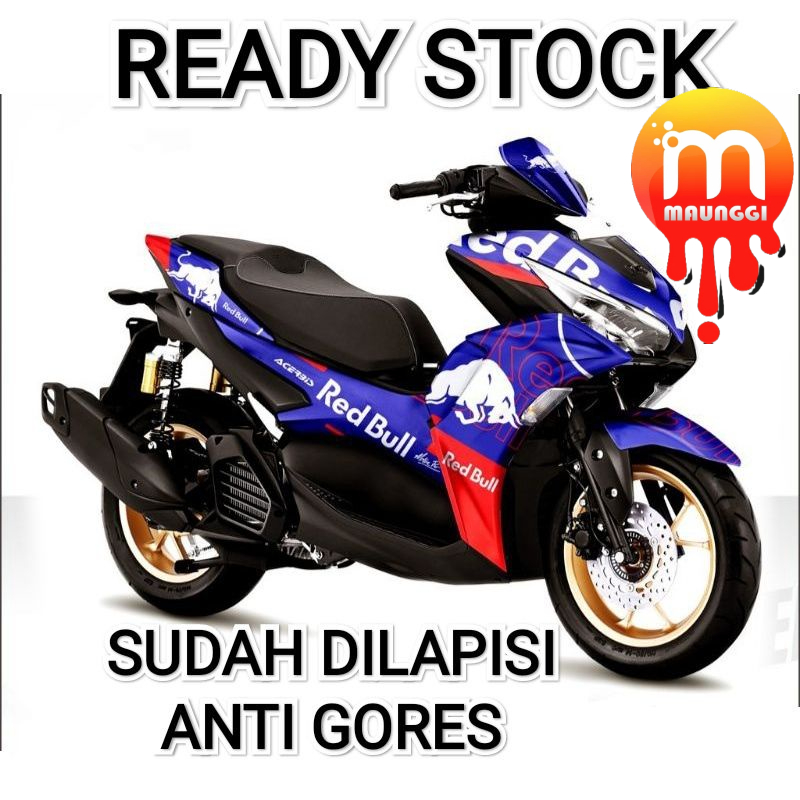 Decal sticker aerox conected full body Striping aerox new full motif Stiker motor aerox variasi aero