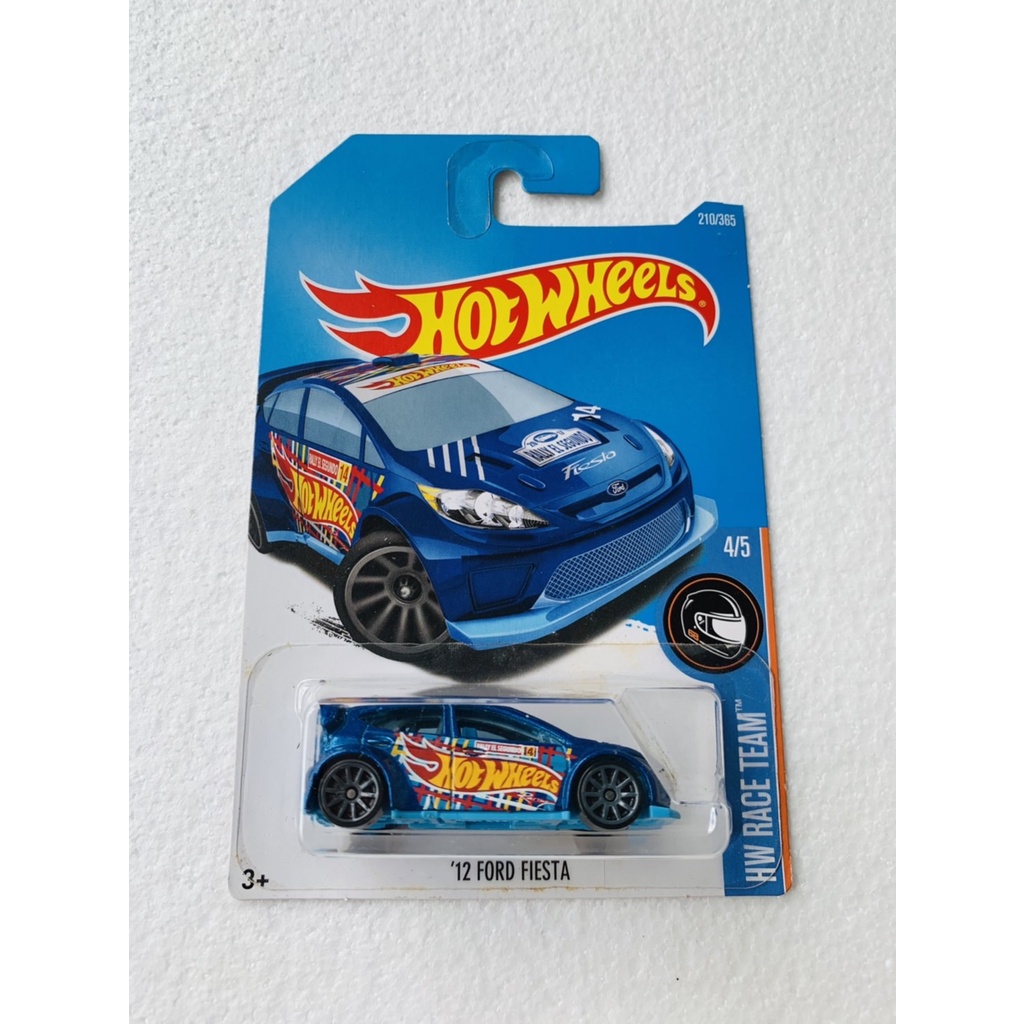 HOTWHEELS HOT WHEELS 12 FORD FIESTA BIRU HW RACE TEAM DIECAST MINIATUR MOBIL MAINAN MOBILAN ANAK HOT