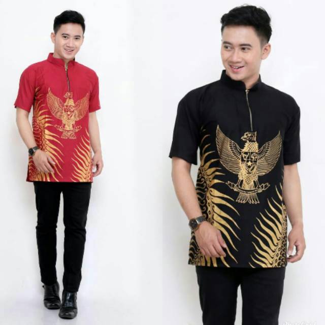 HEM GARUDA PRADA atasan batik pria modern ori REALPIC