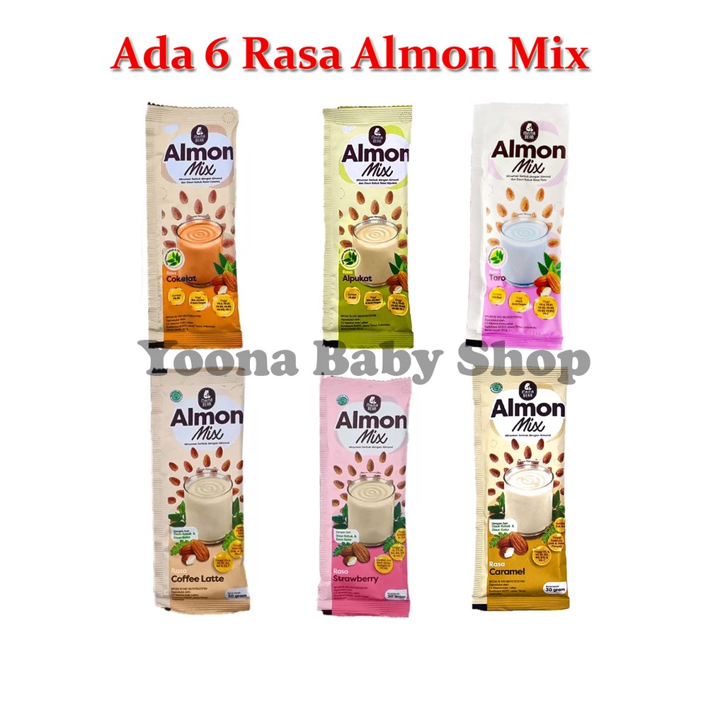 Almon mix Mamabear Pelancar Asi kemasan sachet 30g