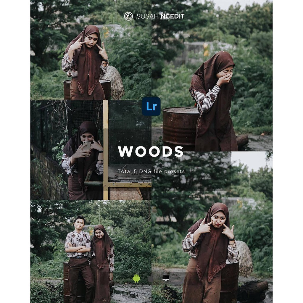 Jual Preset Lightroom Premium Woods Pc Ios Android Shopee Indonesia