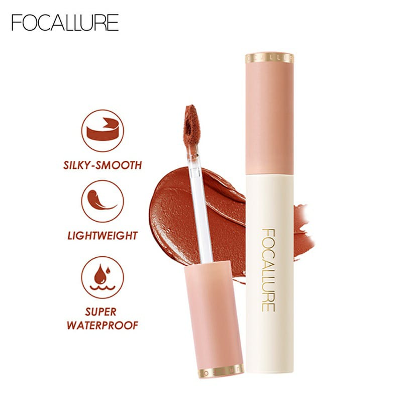 ☘️ CHAROZA ☘️ FOCALLURE Velvet Smooth Lip Glaze FA196