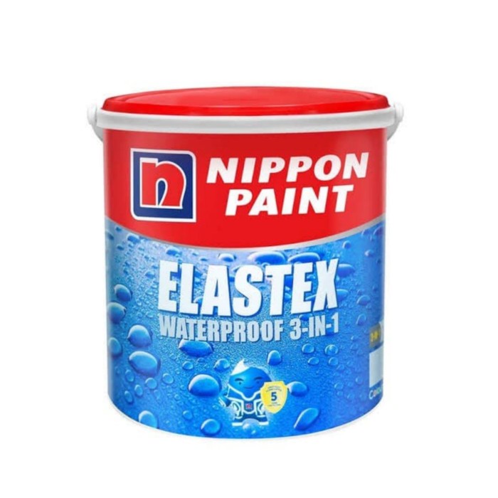 nippon paint elastex 3 in 1 waterproof 5kg