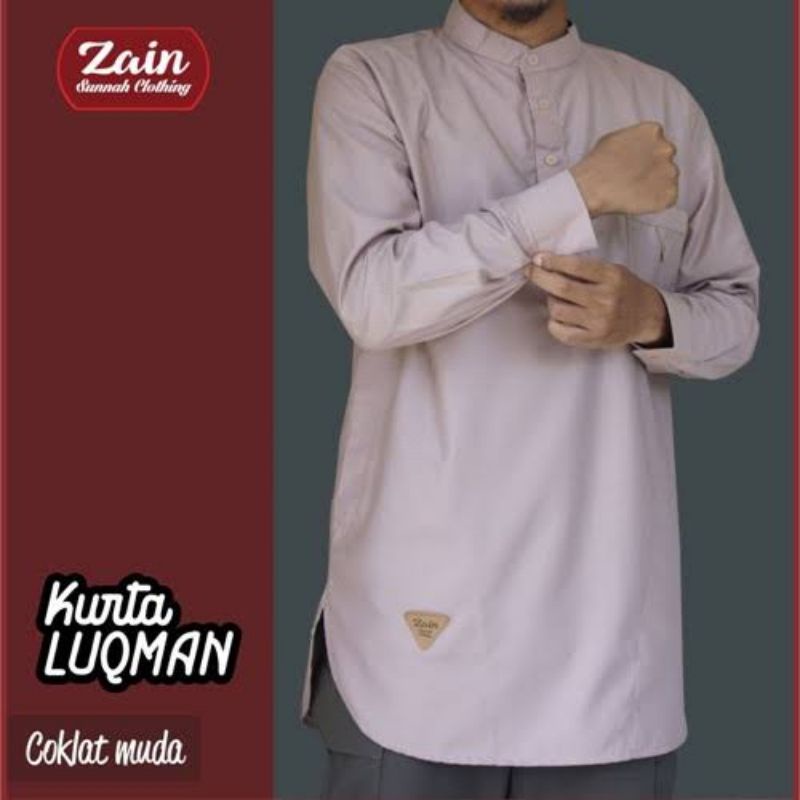 Kurta Luqman Lengan Panjang Zain Sunnah Clothing