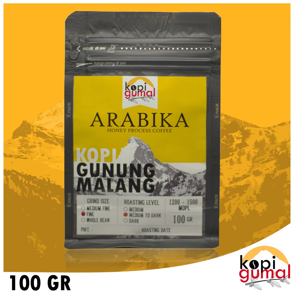 

Kopi Arabika Honey Process 100 Gram