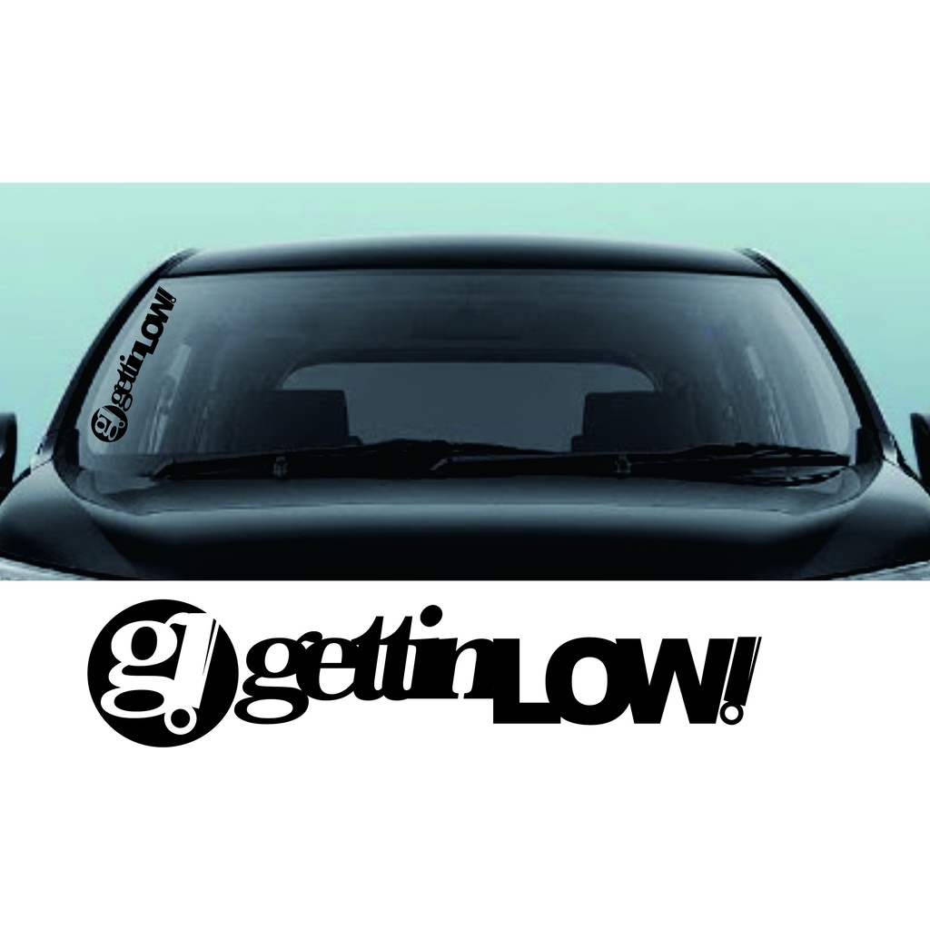 stiker mobil gettinlow