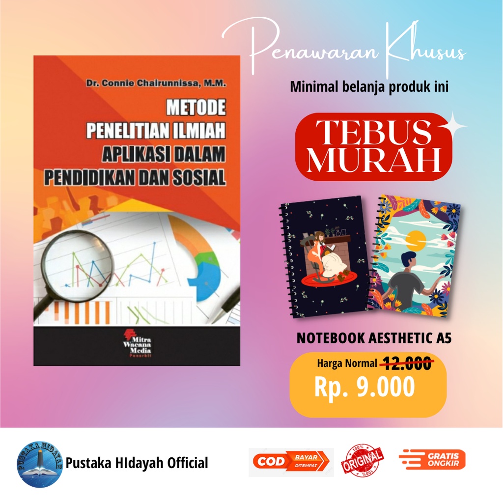 Jual Buku Metode Penelitian Ilmiah Aplikasi Dalam Pendidikan Dan Sosial ...