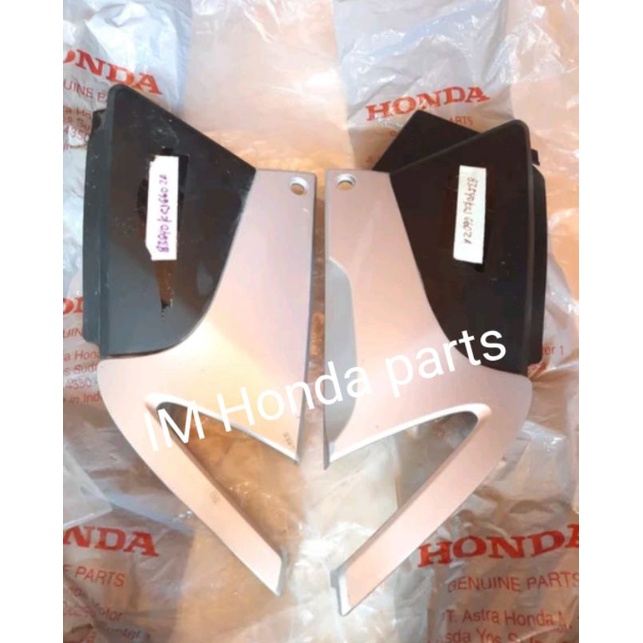 cover tutup aki kanan kiri Honda Tiger Revo silver original