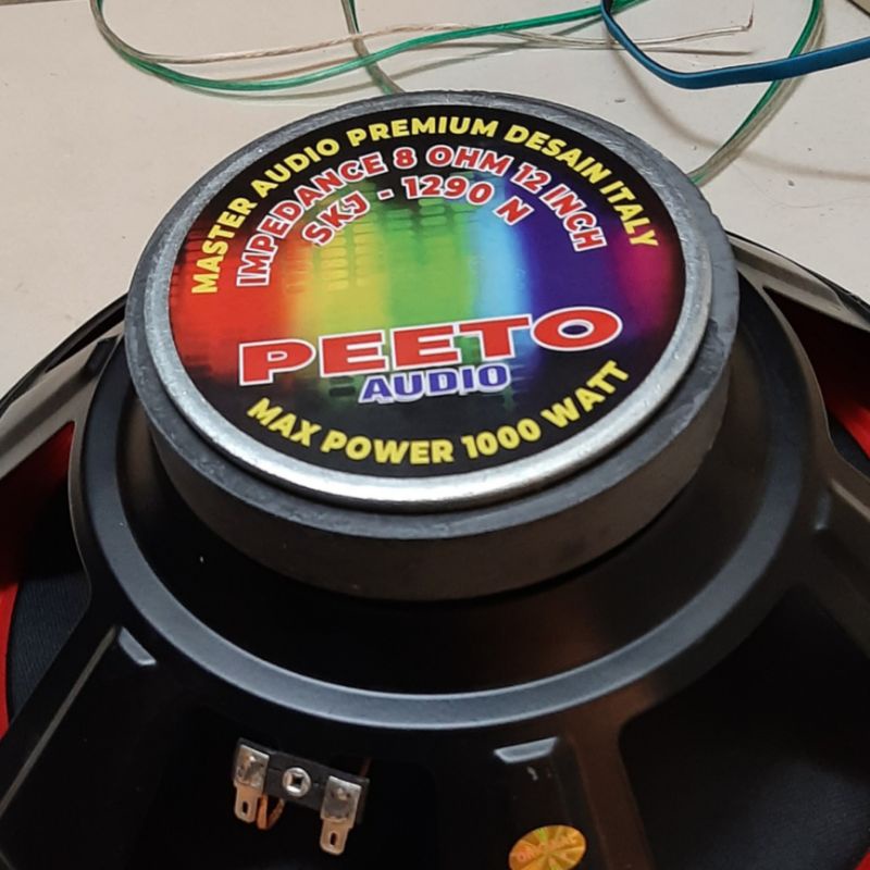 Speaker Component PEETO 12 Inch SKJ-1290 N VOKAL Audio Max 1000 Watt