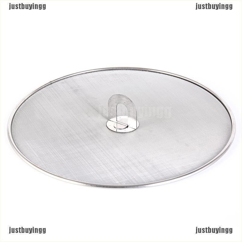 JB✪ stainless steel cover lid oil proofing frying pan splatter screen spill proof