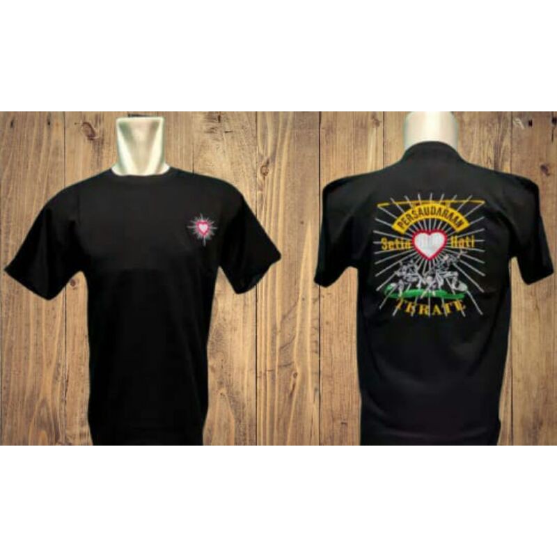 Kaos Distro Bordir PSHT | Kaos Motif Setia Hati Terate