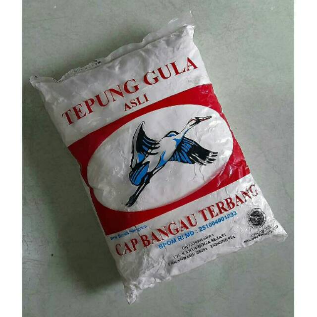 

Tepung Gula Cap Bangau Terbang 900gr