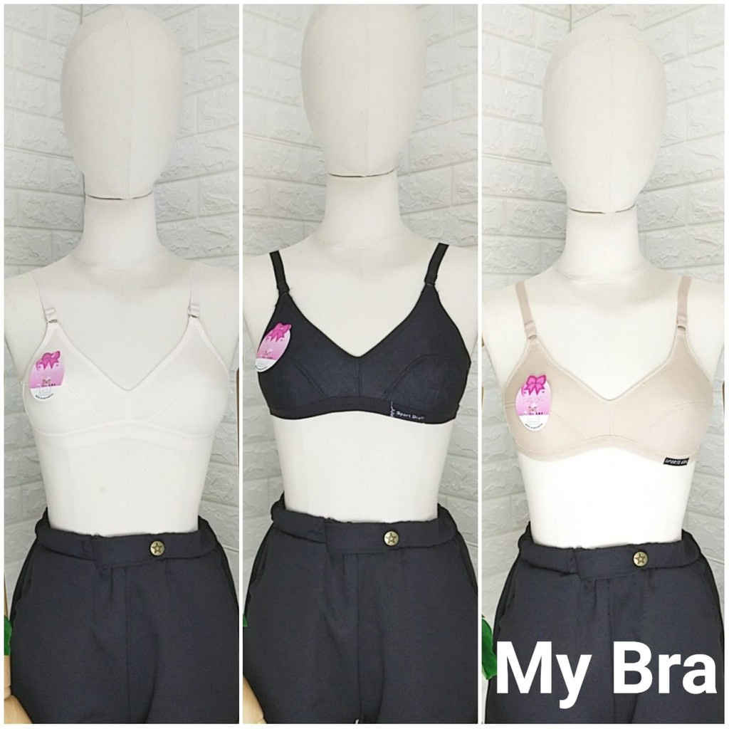 Sport Bra Pakaian Dalam Wanita High Quality Tanpa Kawat dan busa Merk Febby Guffy