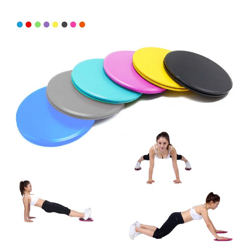 Sliding Disc (2 Pcs) / Core Slider / Gliding Disc - Core Exercise / Latihan Perut