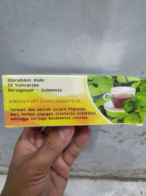 TEH CELUP HERBAL PEGAGAN  MENINGKATKAN DAYA INGAT/MENIGKATKAN KECERDASAN OTAK/NUTRISI OTAK (PEGAGAN)