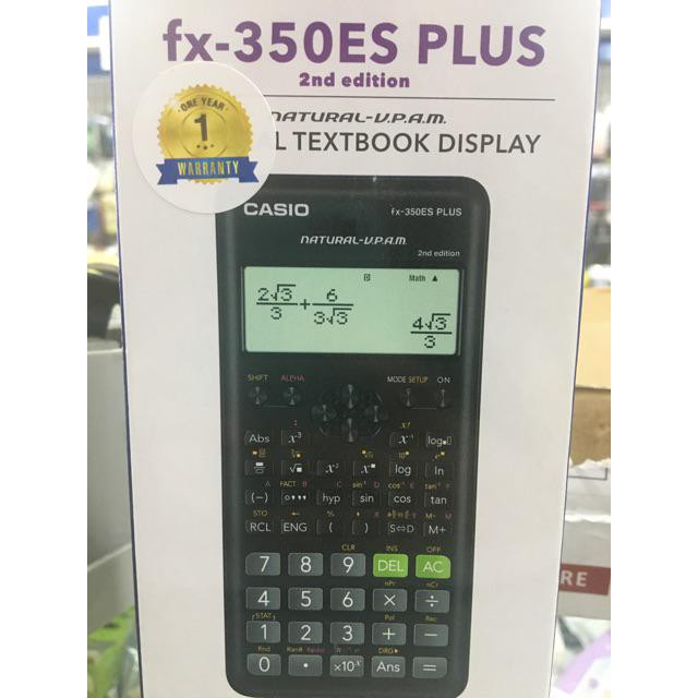 

Calculator Original Casio FX350ES PLUS Scientific Kalkulator FX 350 ES PLUS