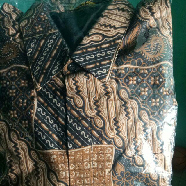 Parang Sembodo Kemeja Batik Pria Eksklusif Lengan Panjang Berfuring Batik Solo Katun Primisima