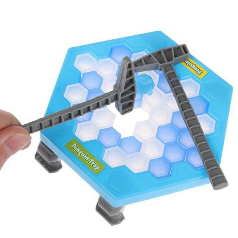 AJ Mainan Anak Pinguin Trap Ice Breaking Game Murah