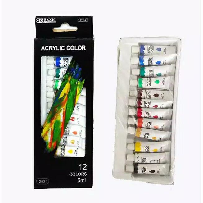 

yang dicari@@@@] SET 12 COLOR BAZIC ACRYLIC PAINT CAT AKRILIK