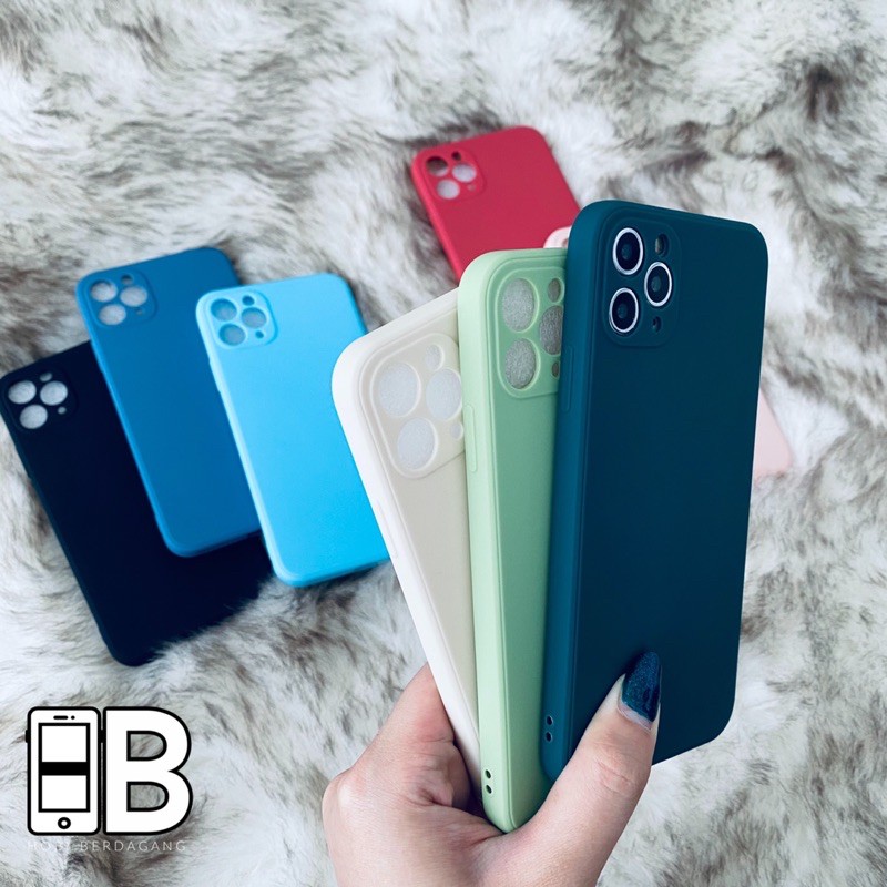 Soft Case Silikon Candy TPU SQUARE EDGE LENS COVER Case iPhone 6 6+ 6S+ 7 7+ 8 8+ X XR XS 11 PRO MAX