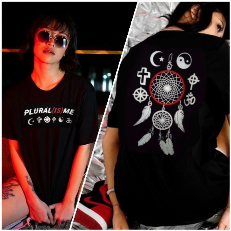 KAOS PLURALISME SOCIAL TOLERANCE RELIGION COMBAD 30S M L XL