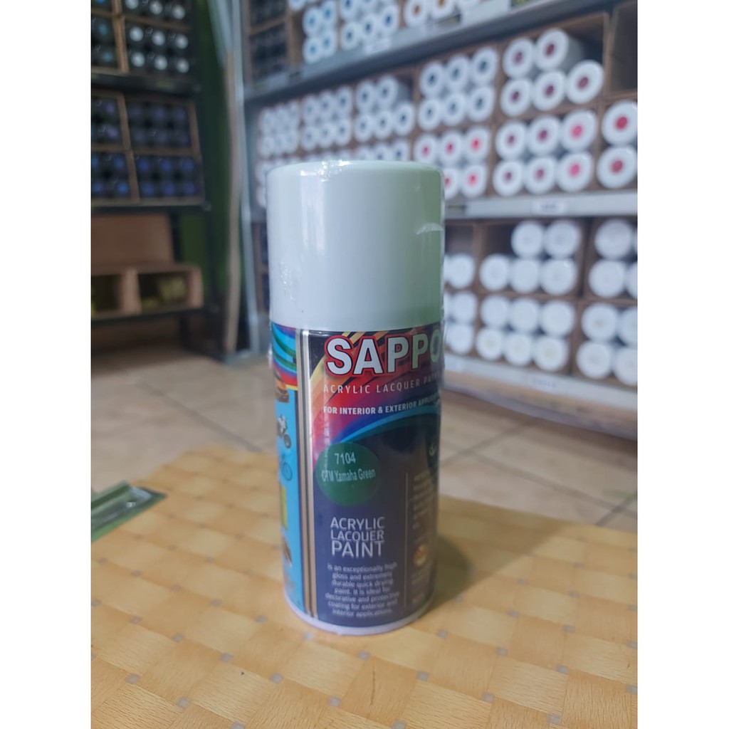 

7104-CTM Yamaha Green-Sapporo Spray Paint/Cat Semprot Sapporo/Pilok