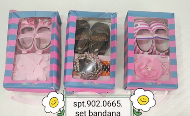 Sepatu bayi bandana perempuan prewalker antiselip 0-9 bulan