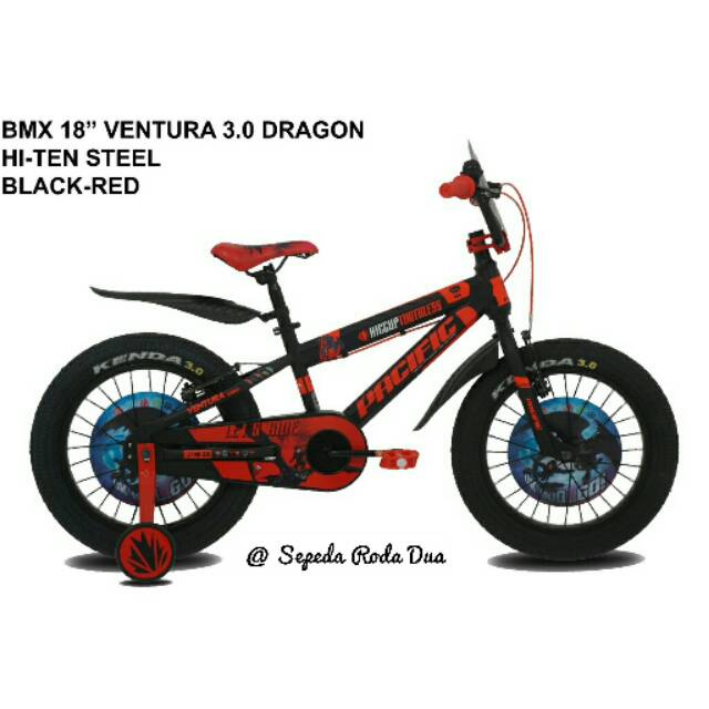 Sepeda BMX 18" Pacific Ventura 3.0 Dragon