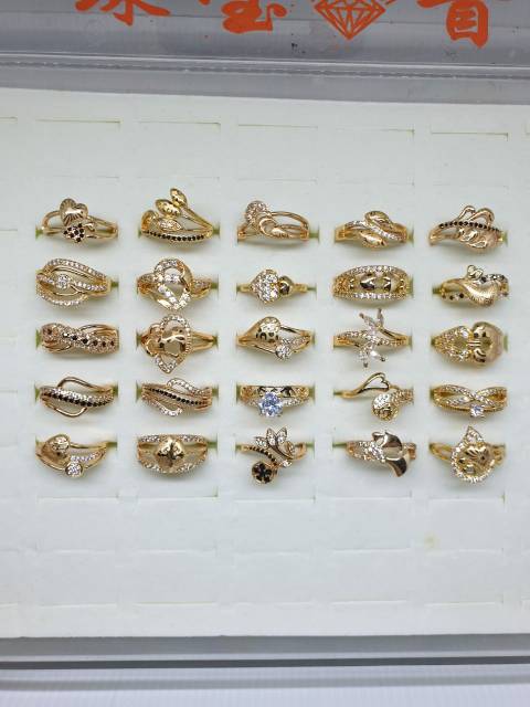 [1 LUSIN RANDOM] CINCIN XUPING MATA ZIRCON