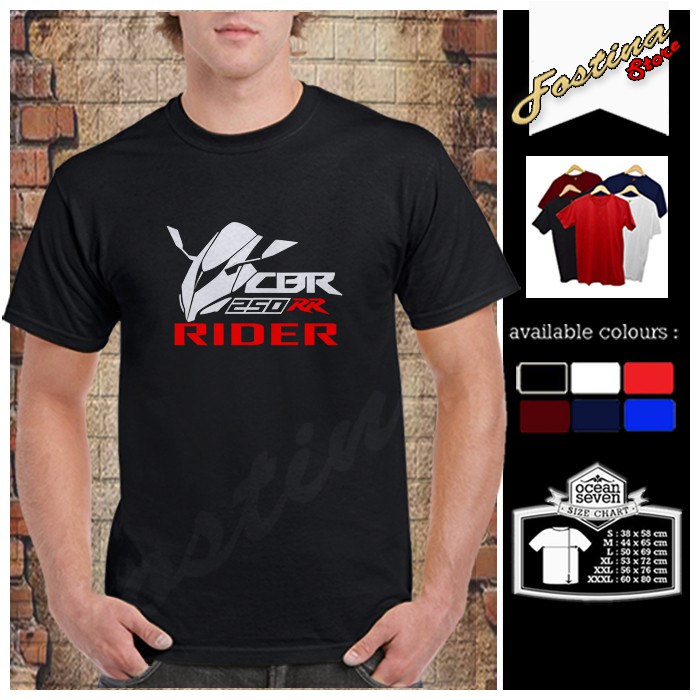 BAJU KAOS DISTRO PRIA WANITA CBR 250 Rider