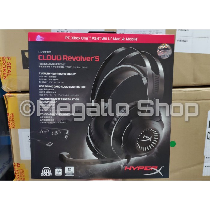 HyperX Cloud Revolver S Gaming Headset Dolby 7.1 - Hitam