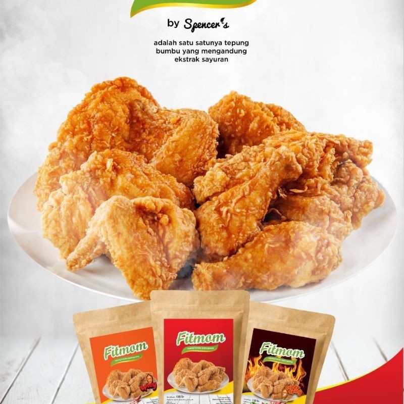 

Tepung FITMOM Super Spicy(Bumbu Sehat Non MSG)--> Tepung Ayam Goreng