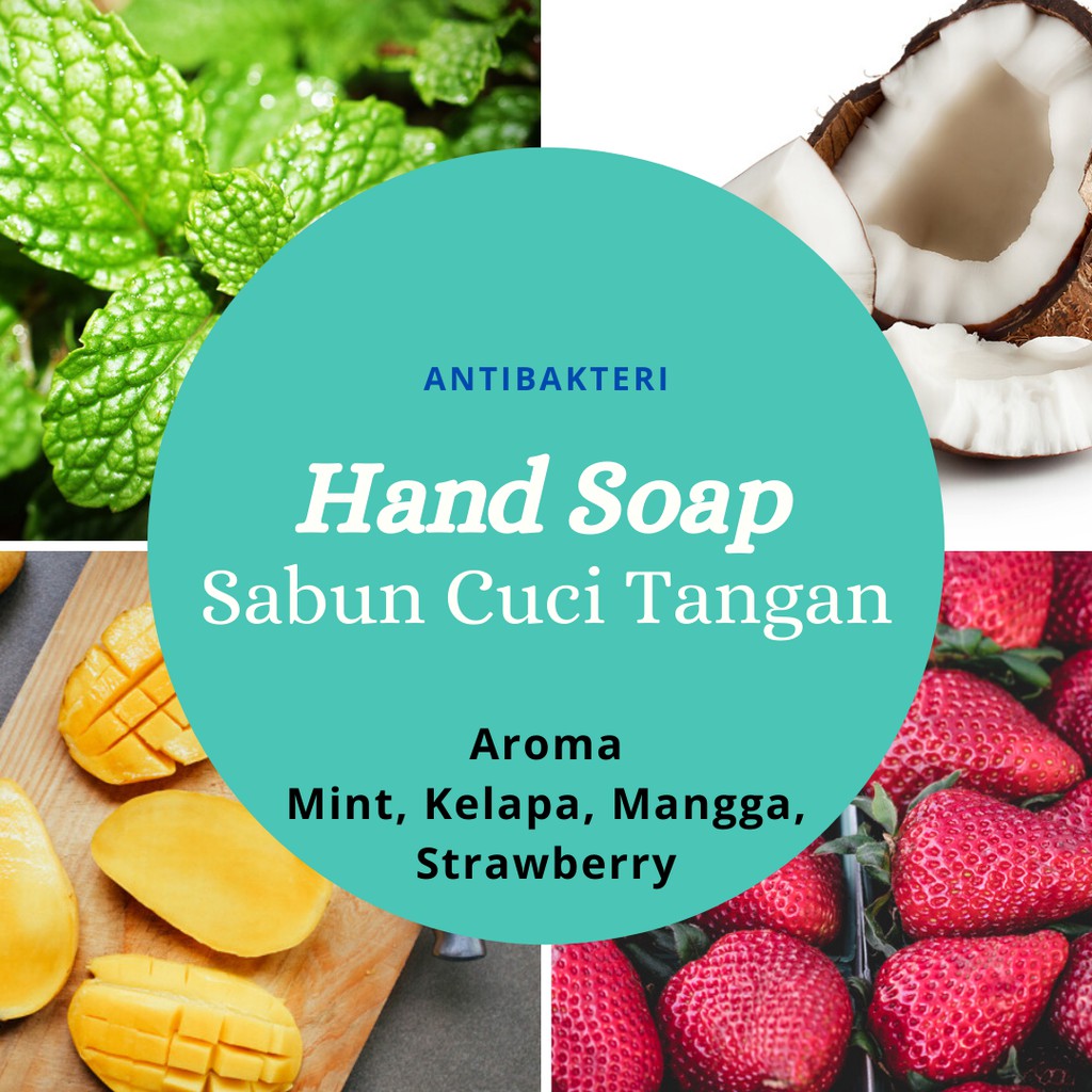 Sabun Cuci Tangan, Hand Soap 1L - BIANG SABUN 1 Liter - Refill - DIY