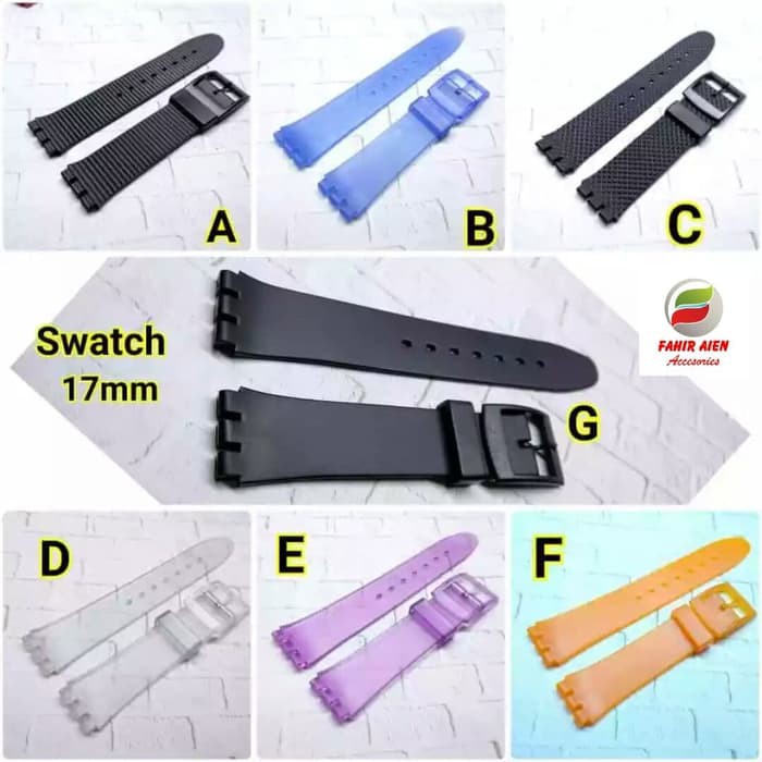 TALIJAM STRAP TALI JAM TANGAN SWATCH 17MM