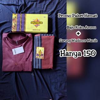 Baju koko ammu sarung wadimor Shopee Indonesia Baju koko ammu sarung wadimor Shopee Indonesia