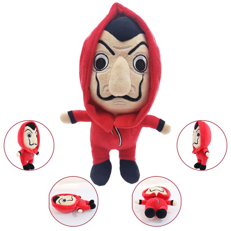 La Hot Jual Casa De Papel Gambar Paman Lucu Mainan Mewah Film Boneka Peripheral