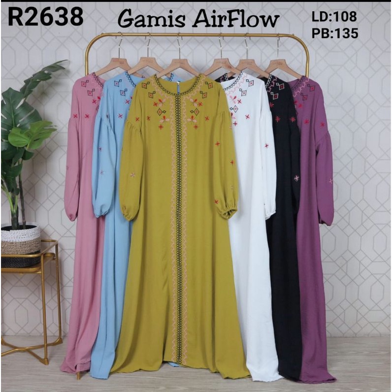 Gamis Dress bordir Vns vanessa