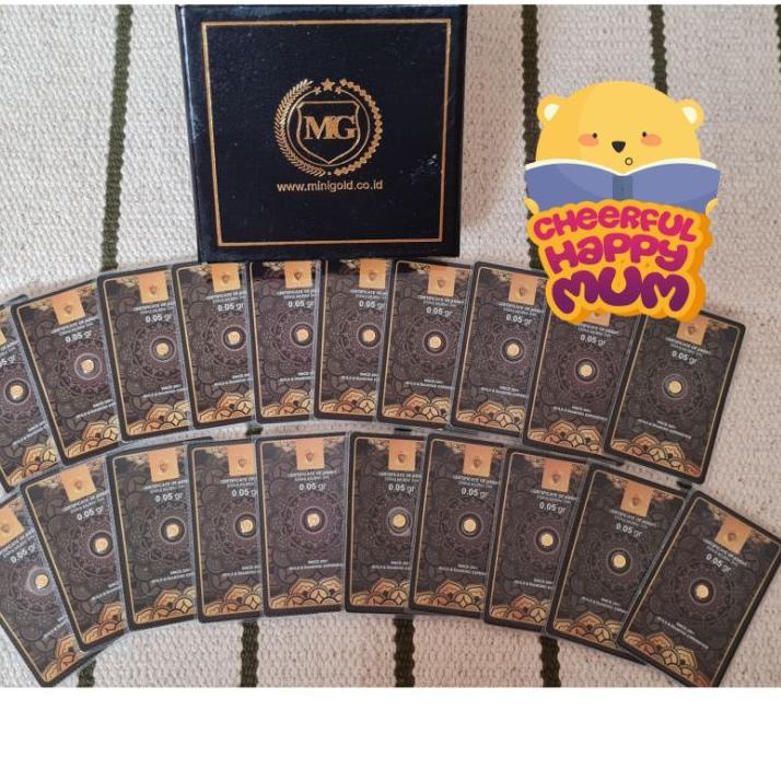 Flash Sale - MiniGold Mini Gold Kado Emas 0.05 gram 0.05g 0,05 gram 0.05 gram 005 <