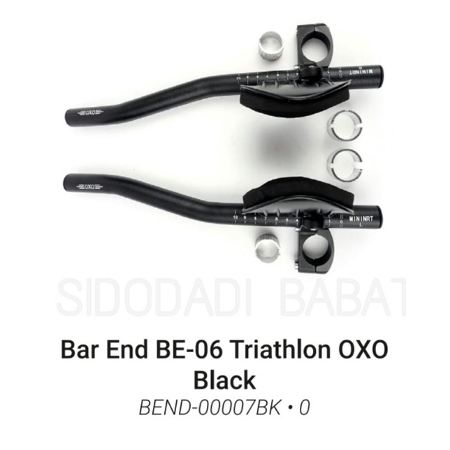 BAR END TRIATHLON OXO ROAD BIKE ALLOY BE-06
