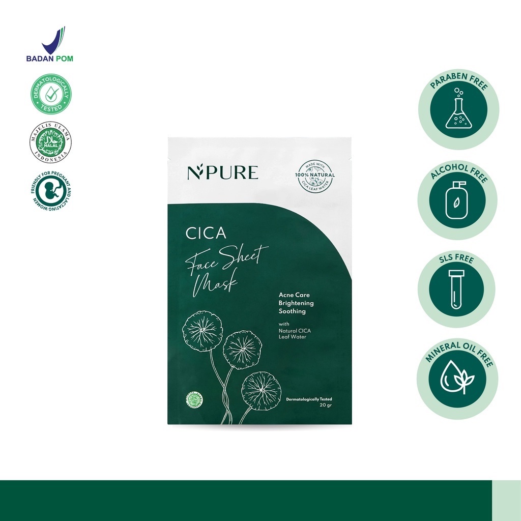 N'PURE Sheet Mask NPURE Centella Asiatica Sheet Mask/ORIGINAL NONI SHEET MASK