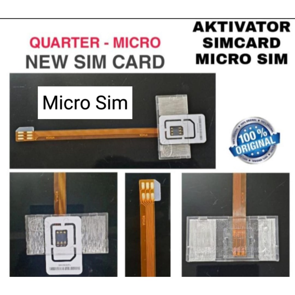 Aktivator Mini Simcard Wihua Activator Sim card Android Quarter Micro