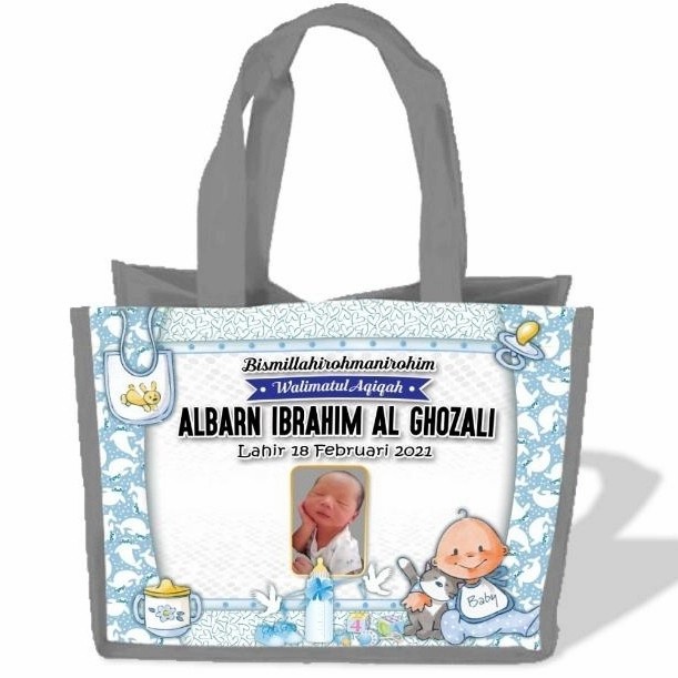 

NEW tas goddie bag untuk aqiqah tasyakuran slametan tahlilan bisa Custom - 25*20*12