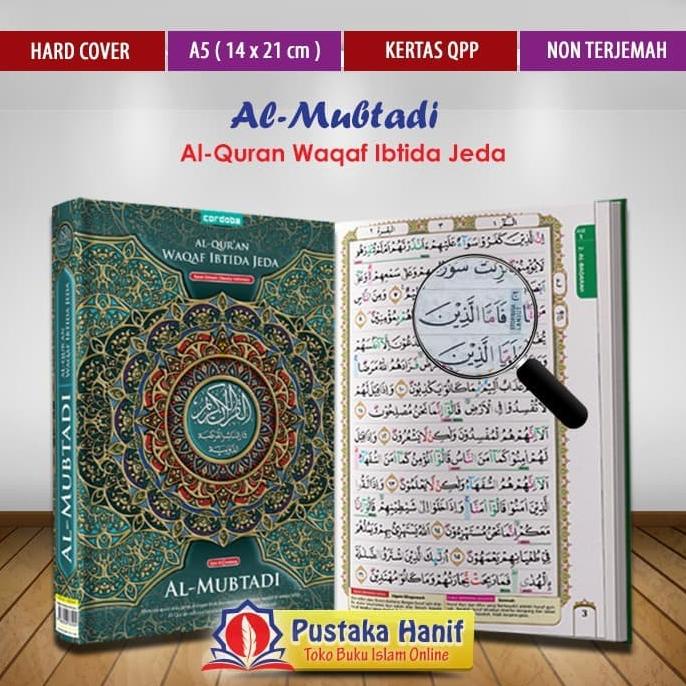 

Al Quran Waqaf Ibtida Jeda Alquran Al Mubtadi Cordoba Ukuran A5