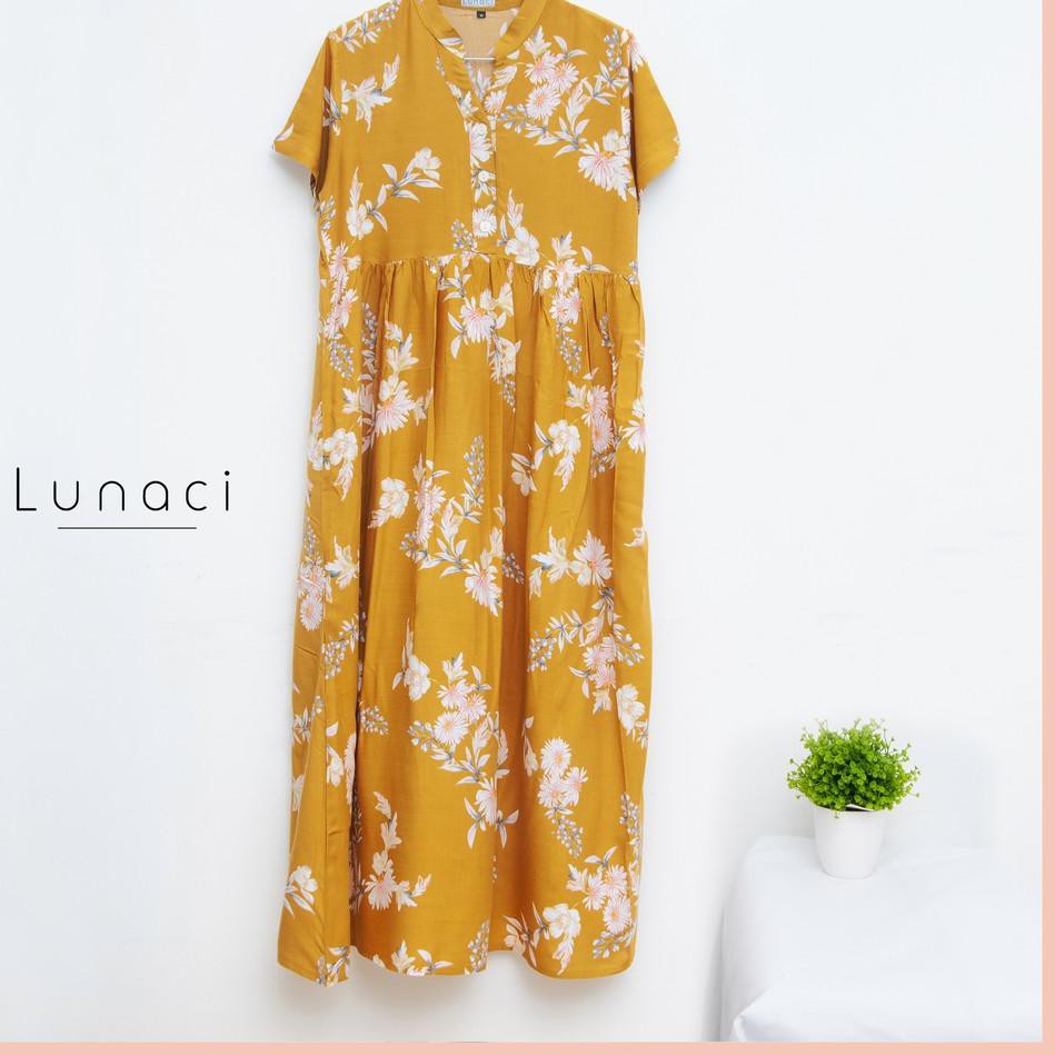 pink and orange maxi dress