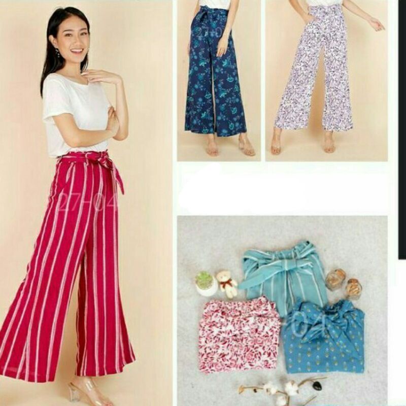 CELANA KULOT H&M/CELANA KULOT PANJANG/CELANA KULOT KATUN RAYON/CELANA KULOT SANTAI