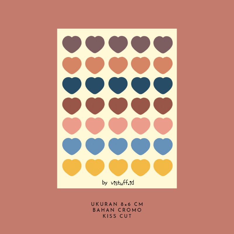 

[Vistuff.id] Love Sticker decoration