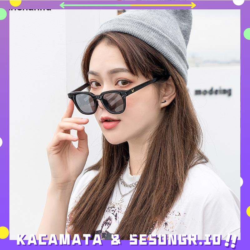 1Pcs Korea Kacamata Hitam Wanita Mengemudi Kacamata Anti Radiasi Blueray Warna Permen Uniseks Sunglasses Pria/Wanita