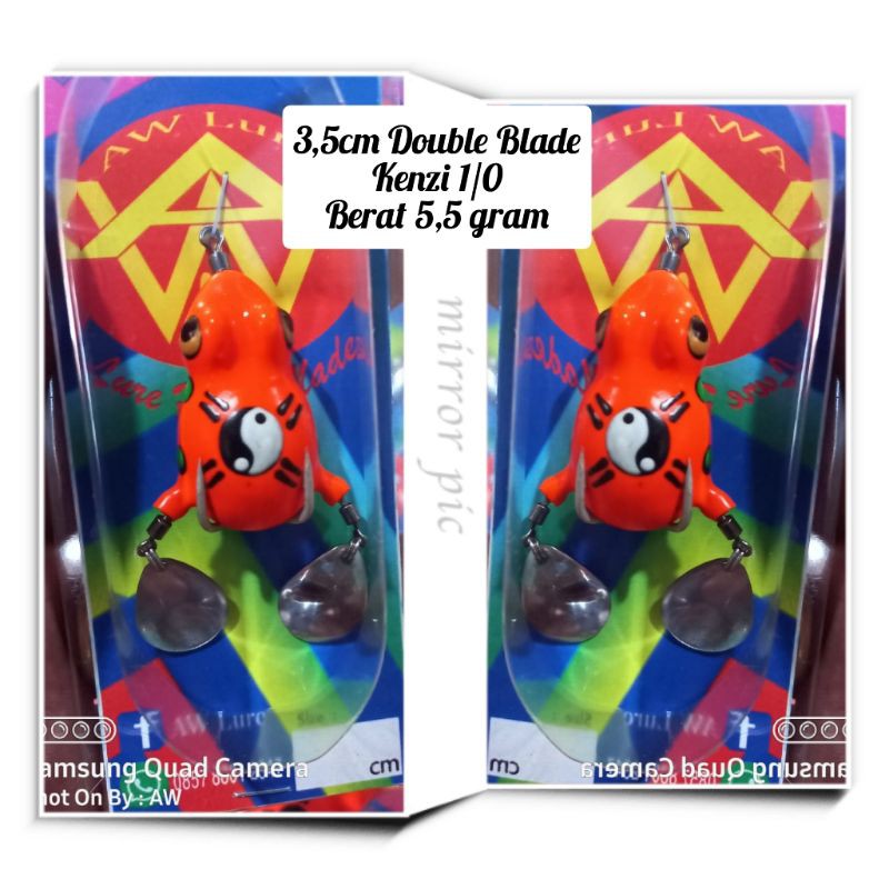 Soft Frog Umpan Casting AW LURE